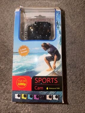 Black Sports Action Camera by
